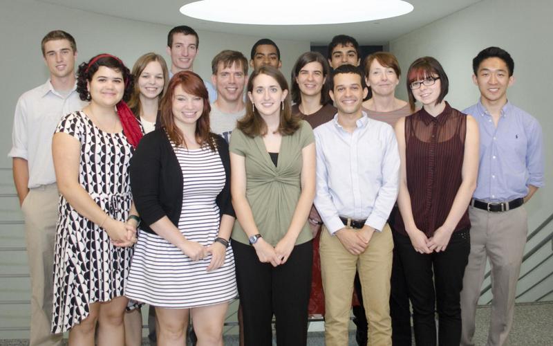 REU cohort group in professional attire