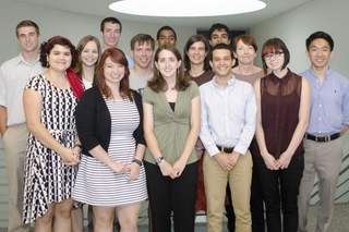 REU cohort group in professional attire