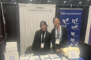Yale School of Engineering recruitment booth